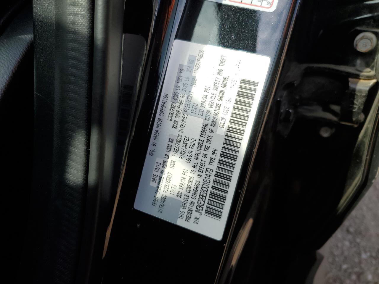 2013 Mazda Cx-5 Sport VIN: JM3KE2BE8D0161479 Lot: 80275675