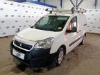 2017 PEUGEOT PARTNER PROFESSION L1 BLU 850 1.6 BLUEHDI 100 PROFESSIONAL for sale at Copart PETERLEE