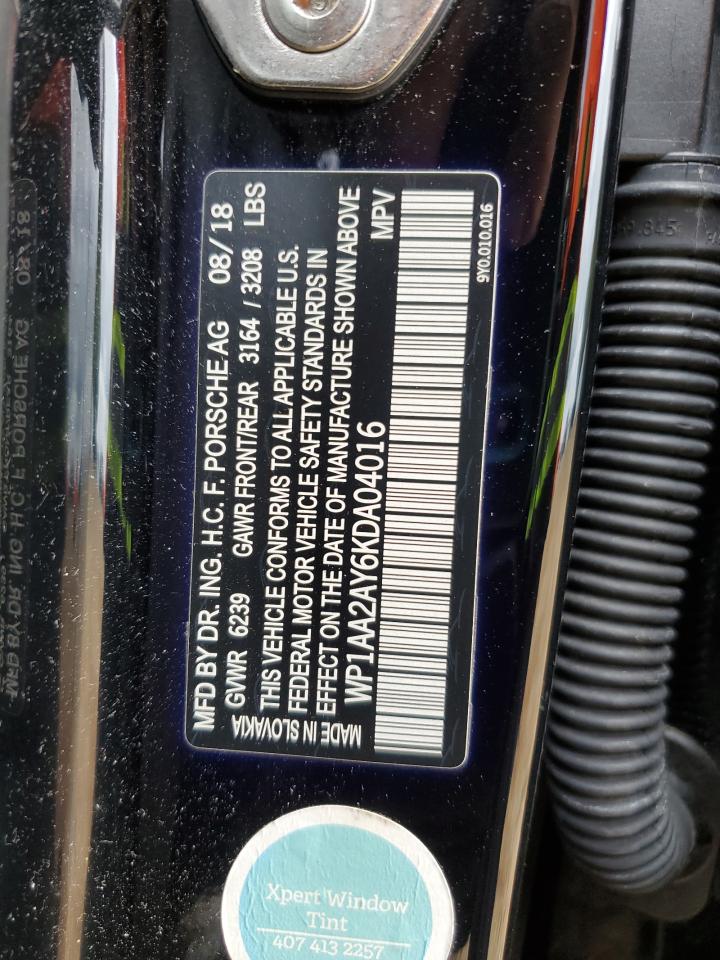 2019 Porsche Cayenne VIN: WP1AA2AY6KDA04016 Lot: 80514865