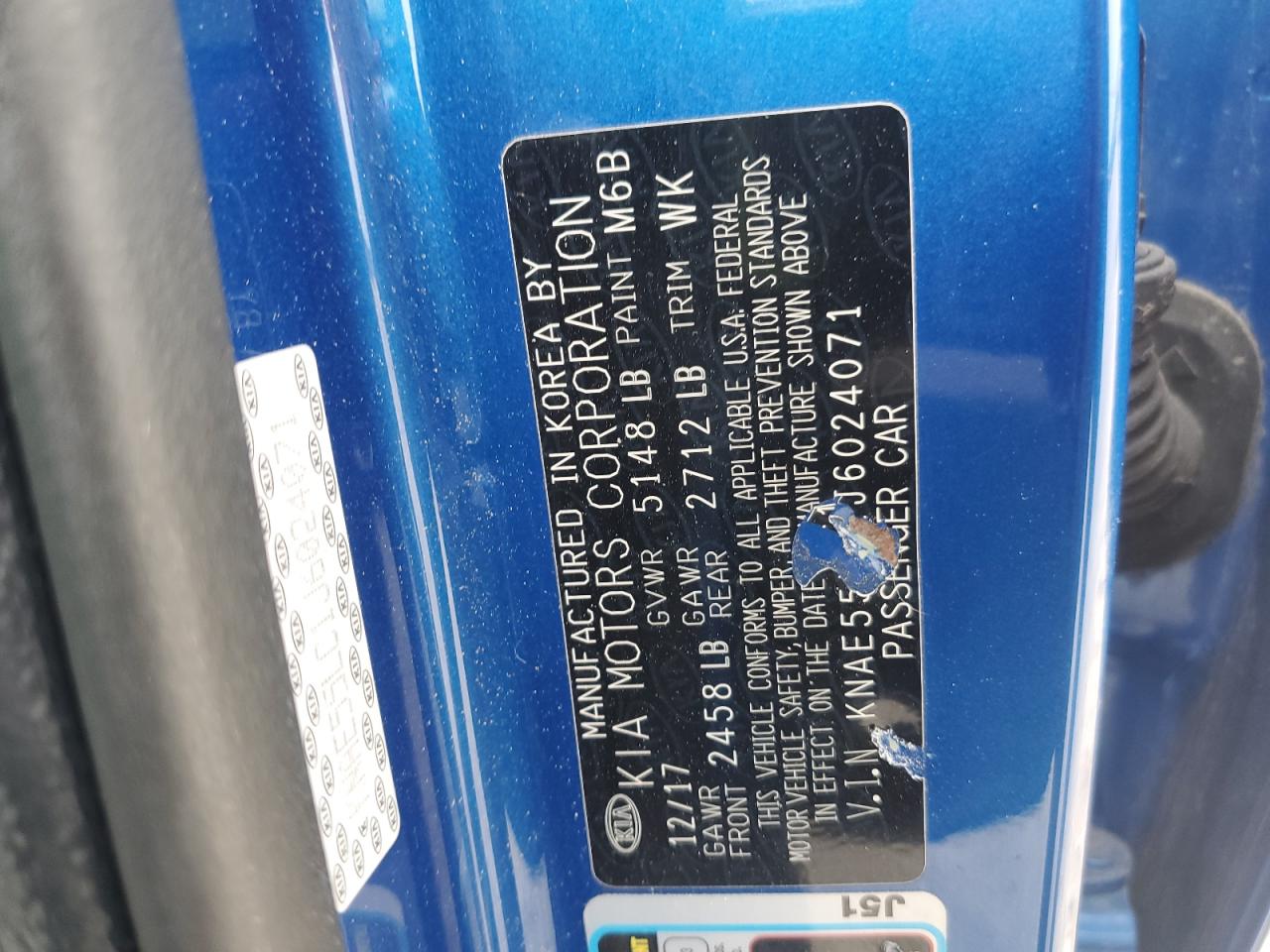 2018 Kia Stinger Gt2 VIN: KNAE55LC1J6024071 Lot: 72088545