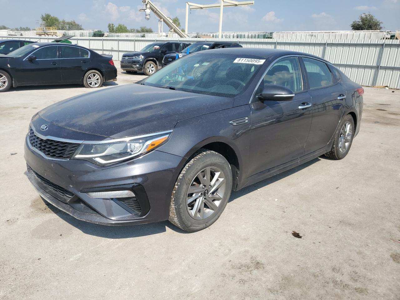 2019 Kia Optima Lx grey null gas 5XXGT4L34KG293759 photo #1