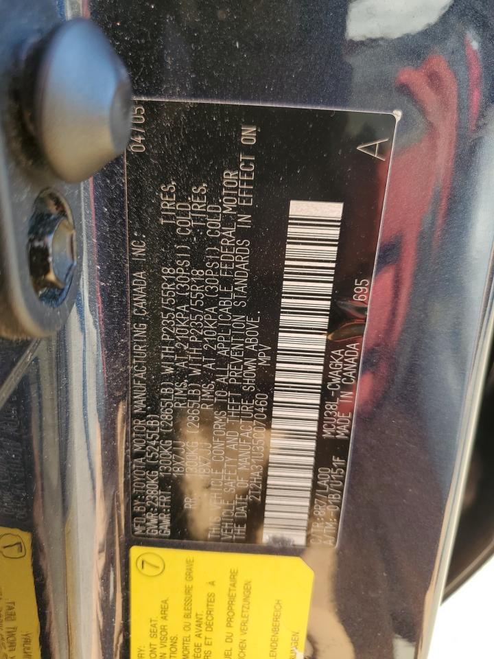 2005 Lexus Rx 330 VIN: 2T2HA31U35C070460 Lot: 80852925