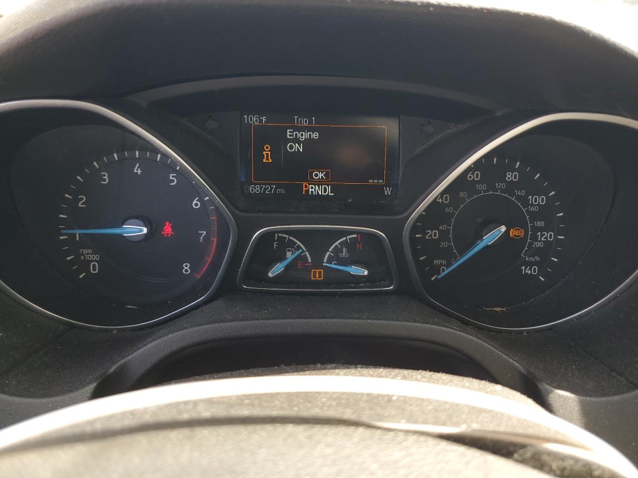 2015 Ford Focus Se VIN: 1FADP3F29FL207121 Lot: 80831575