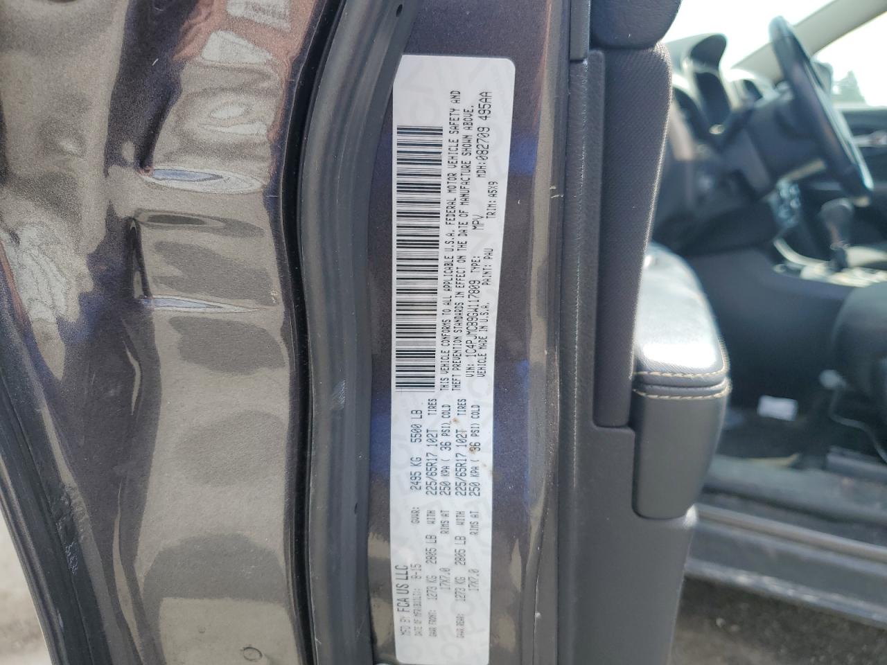 2016 Jeep Cherokee Latitude VIN: 1C4PJMCB9GW117809 Lot: 81765795