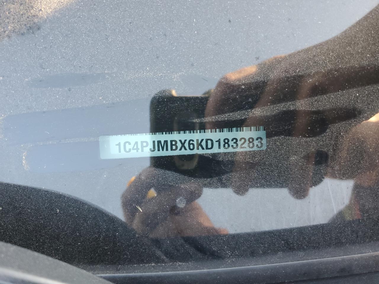 2019 Jeep Cherokee Trailhawk VIN: 1C4PJMBX6KD183283 Lot: 80997255