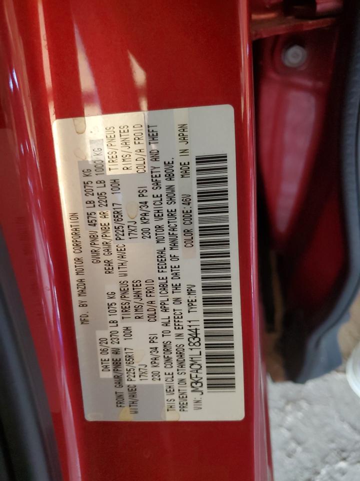 2020 Mazda Cx-5 Touring VIN: JM3KFACM1L1834411 Lot: 71516745