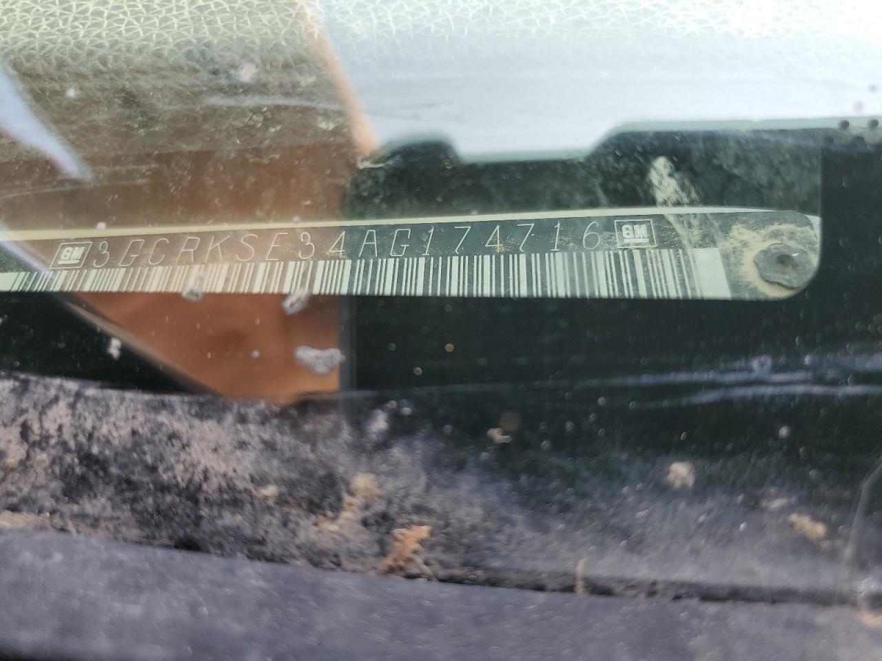 2010 Chevrolet Silverado K1500 Lt VIN: 3GCRKSE34AG174716 Lot: 86248975