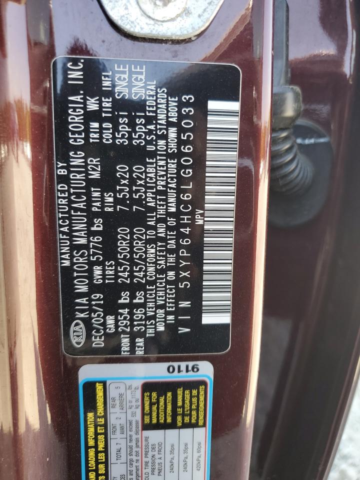 2020 Kia Telluride S VIN: 5XYP64HC6LG065033 Lot: 81734755