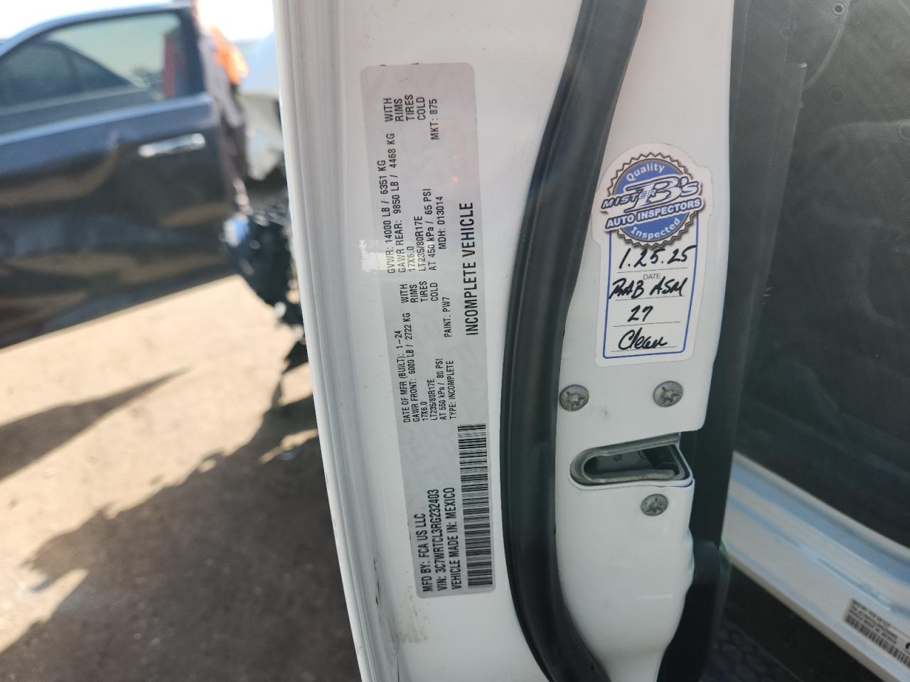 2024 Ram 3500 VIN: 3C7WRTCL3RG232403 Lot: 71693095