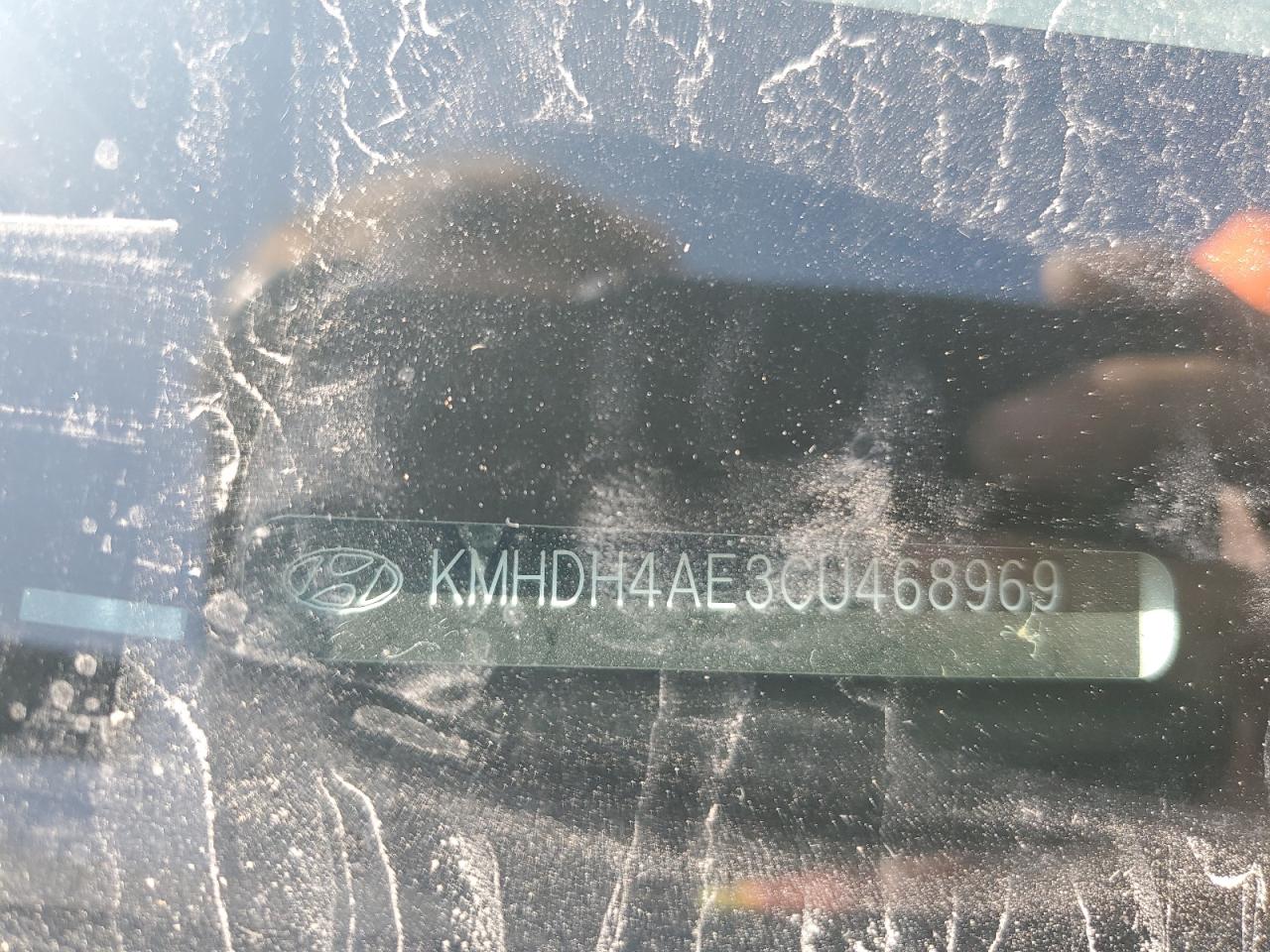 2012 Hyundai Elantra Gls VIN: KMHDH4AE3CU468969 Lot: 72103105