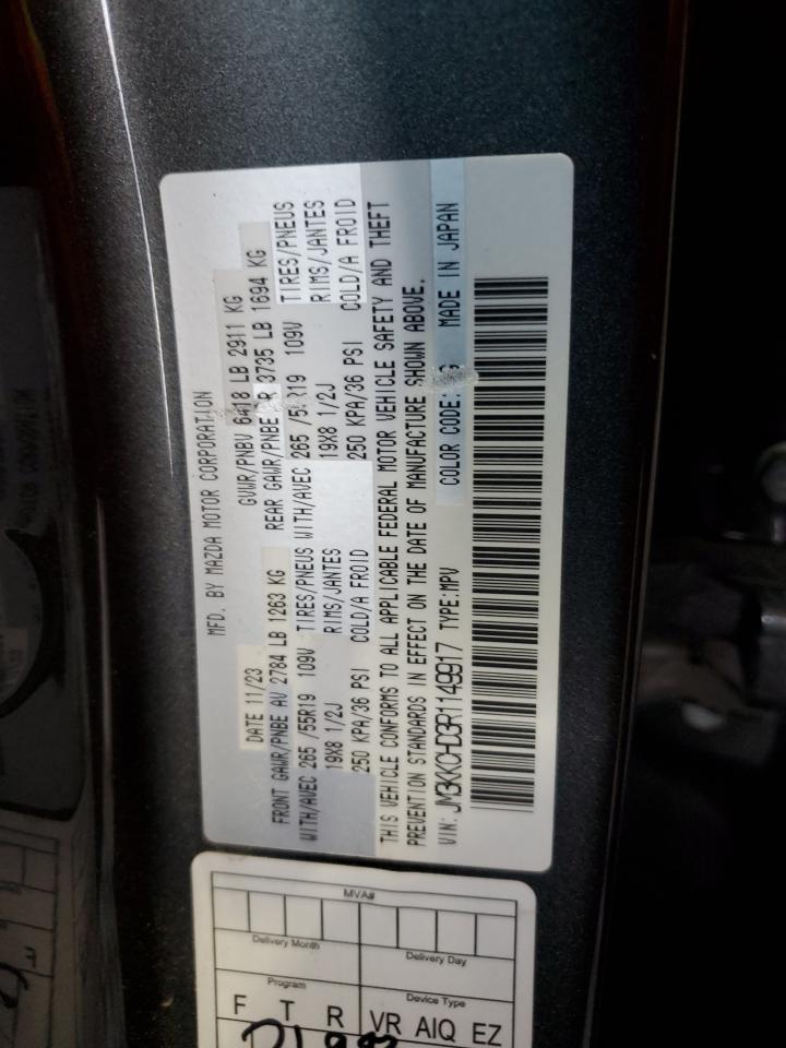 2024 Mazda Cx-90 Preferred Plus VIN: JM3KKCHD3R1149917 Lot: 80172515