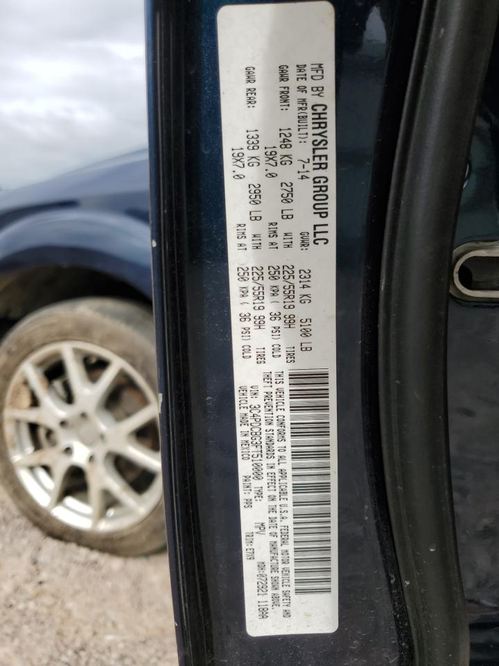 2015 Dodge Journey Sxt VIN: 3C4PDCBG3FT510000 Lot: 80079485