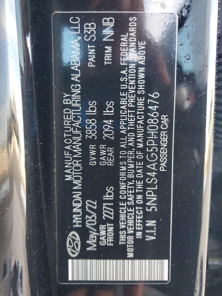 2023 Hyundai Elantra Sel VIN: 5NPLS4AG5PH086476 Lot: 81602815