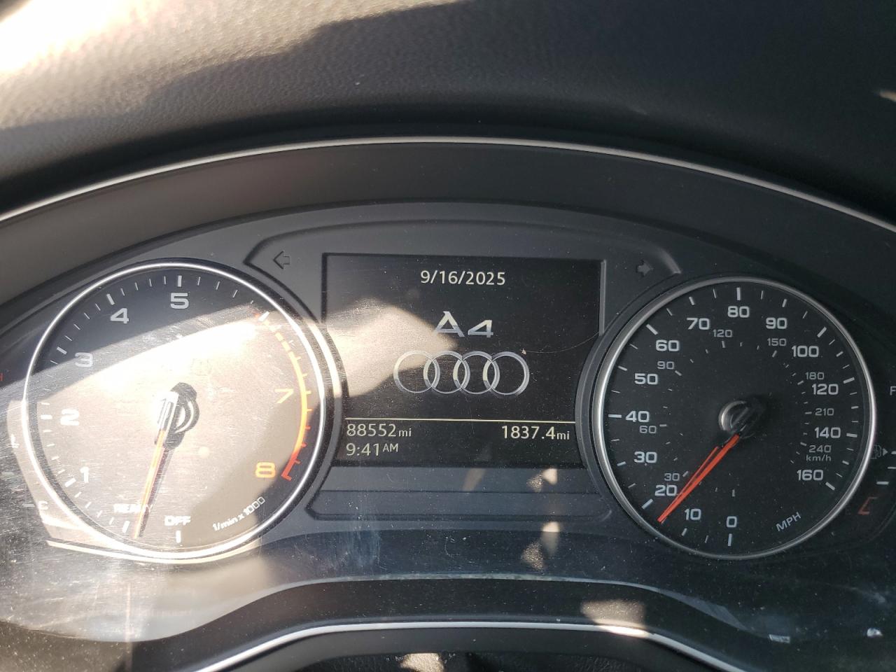 2017 Audi A4 VIN: WAUGNAF45HN011474 Lot: 80786605