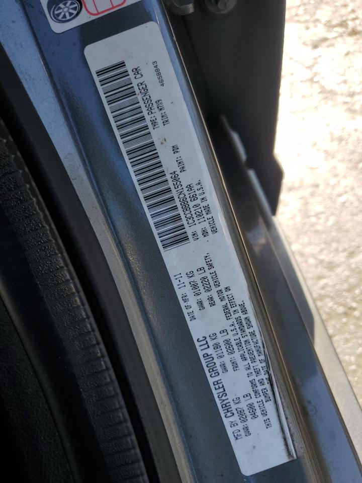 2012 Chrysler 200 Touring VIN: 1C3CCBBB6CN155064 Lot: 71540065