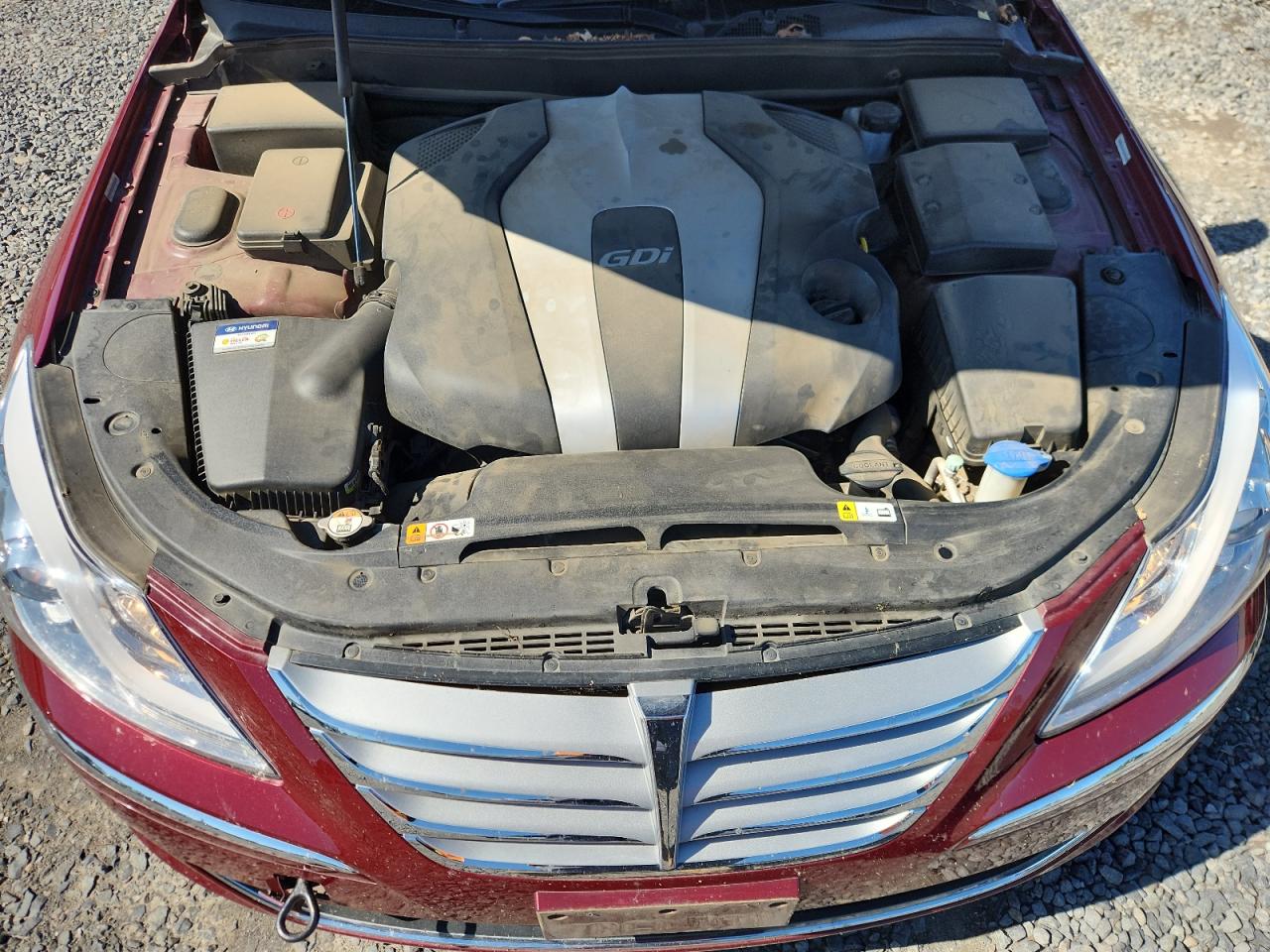 2013 Hyundai Genesis 3.8L VIN: KMHGC4DD1DU228707 Lot: 80853385