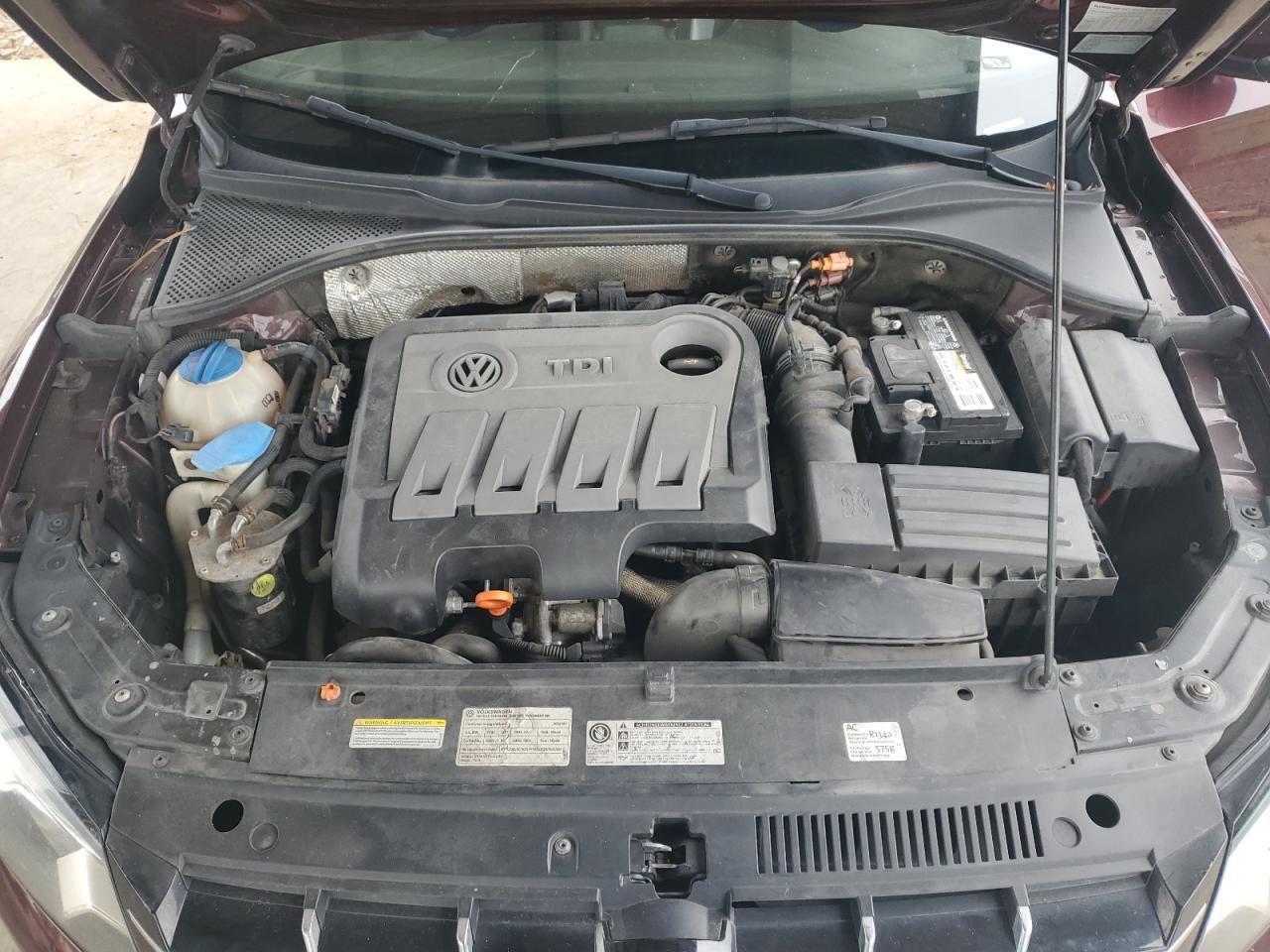 2012 Volkswagen Passat Se VIN: 1VWBN7A35CC018036 Lot: 81865895