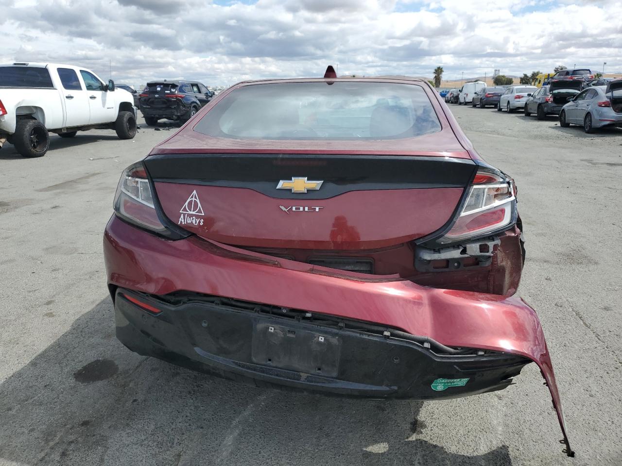 2016 Chevrolet Volt Ltz VIN: 1G1RD6S57GU134927 Lot: 72058505