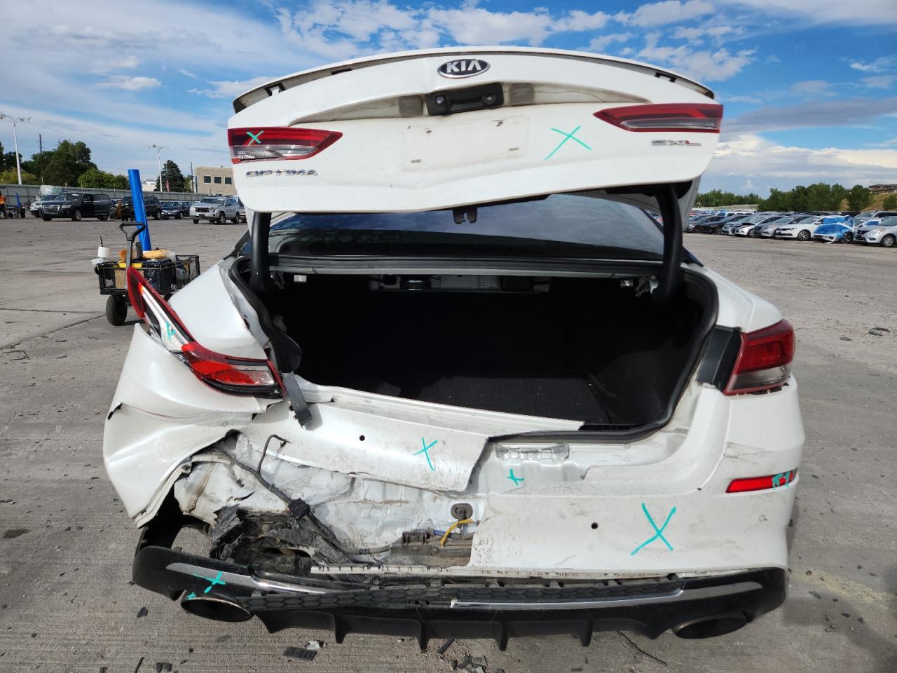 2019 Kia Optima Sxl VIN: 5XXGV4L24KG342136 Lot: 80322235