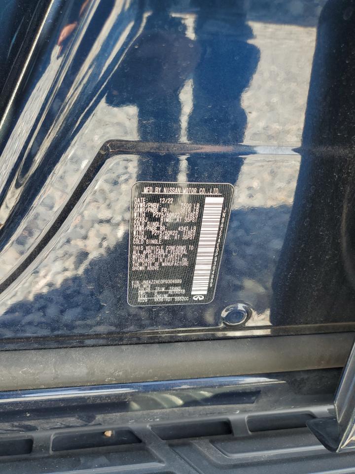 2023 Infiniti Qx80 Luxe VIN: JN8AZ2AE0P9304889 Lot: 80550575