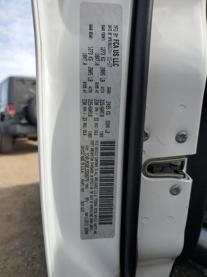 2018 Jeep Cherokee Limited VIN: 1C4PJMDB2JD599279 Lot: 71830635