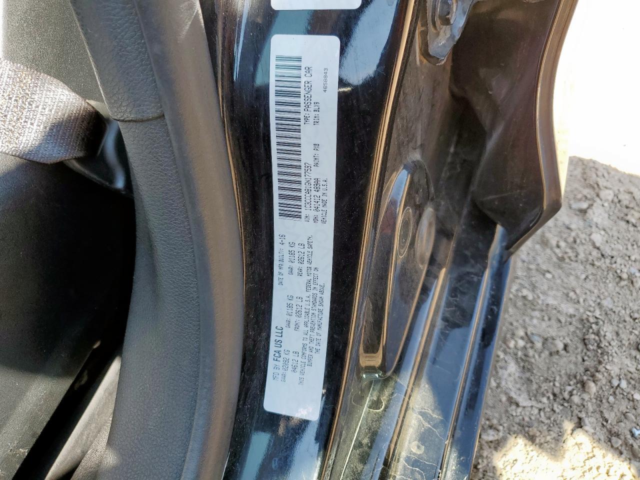 2016 Chrysler 200 Limited VIN: 1C3CCCAB1GN177597 Lot: 71014885