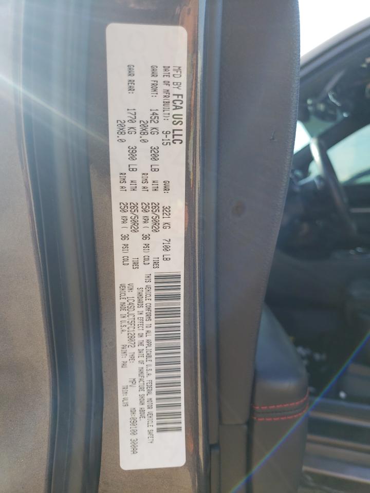 2015 Dodge Durango R/T VIN: 1C4SDJCT5FC128072 Lot: 81093755