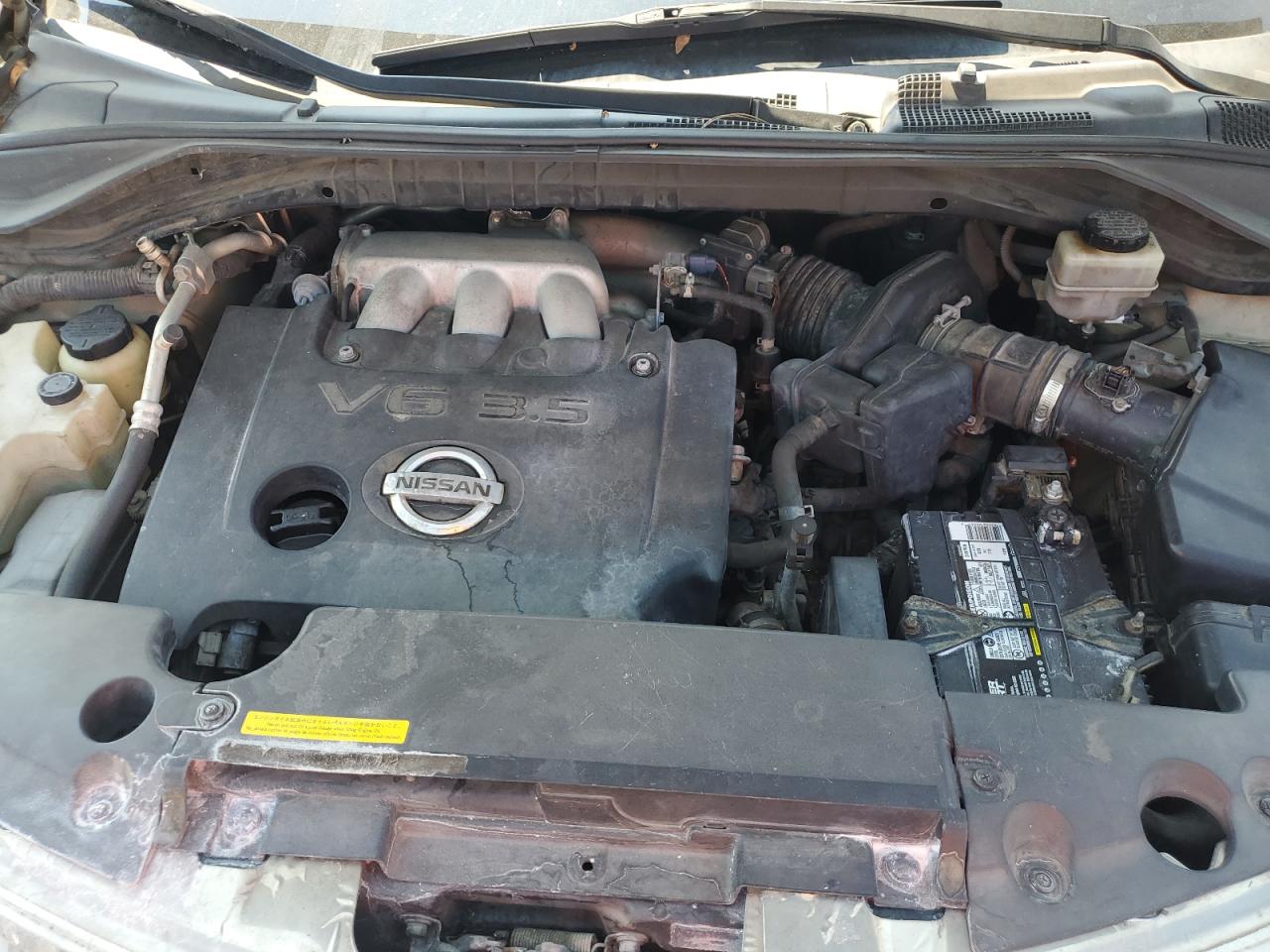 2007 Nissan Murano Sl VIN: JN8AZ08T57W501308 Lot: 81414285
