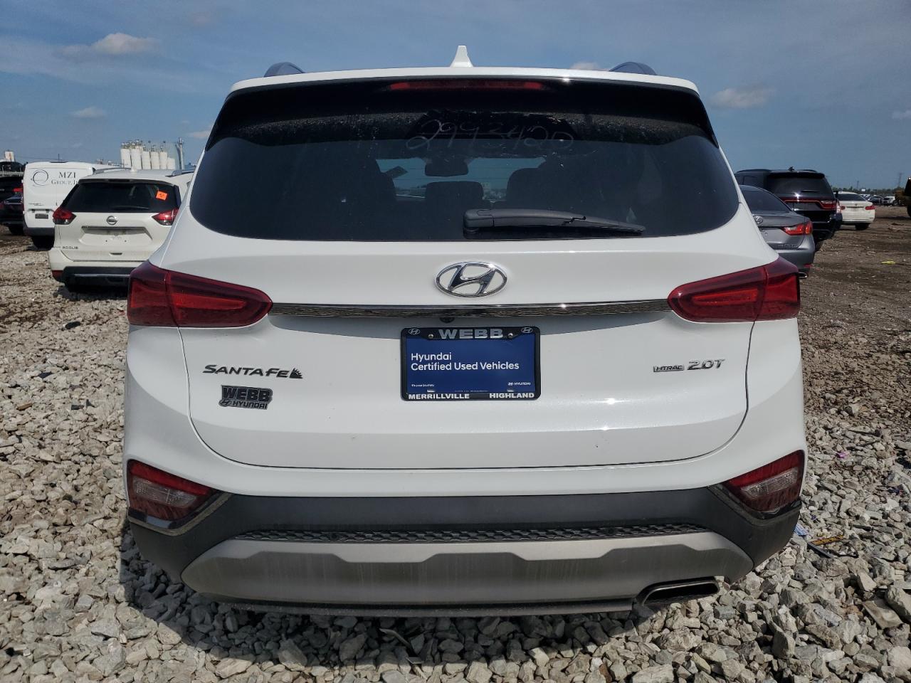 2020 Hyundai Santa Fe Limited VIN: 5NMS5CAAXLH293056 Lot: 82036575