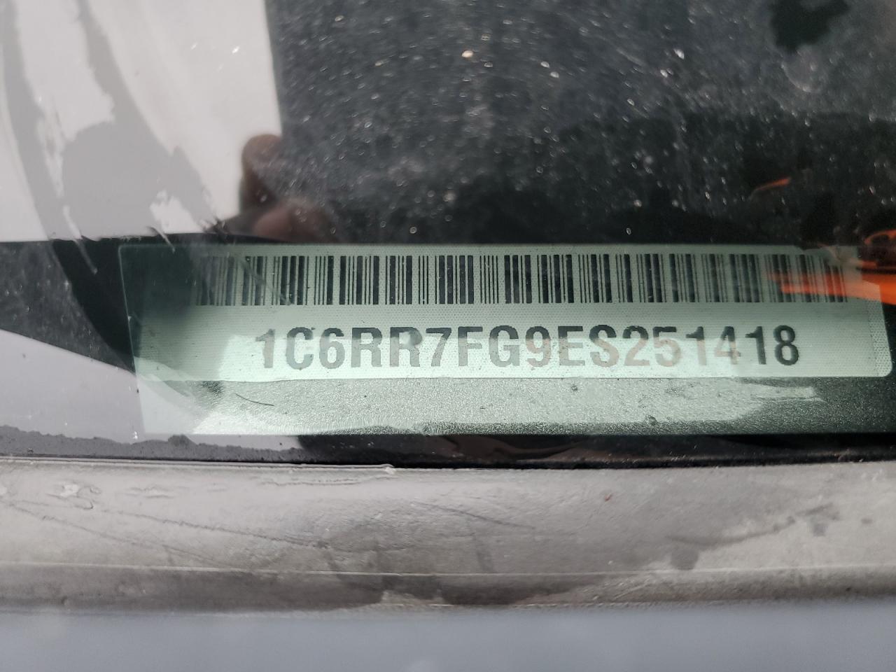 2014 Ram 1500 St VIN: 1C6RR7FG9ES251418 Lot: 84002865