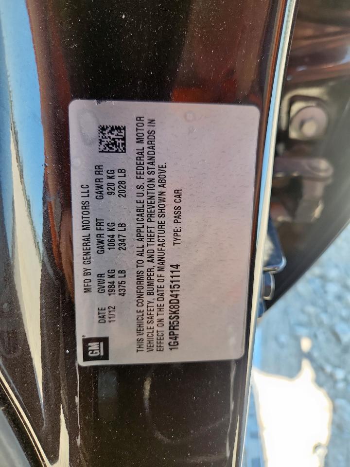 2013 Buick Verano Convenience VIN: 1G4PR5SK8D4151114 Lot: 80282565