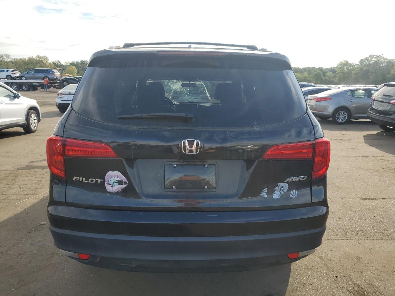 2017 Honda Pilot Ex VIN: 5FNYF6H3XHB048735 Lot: 80731025