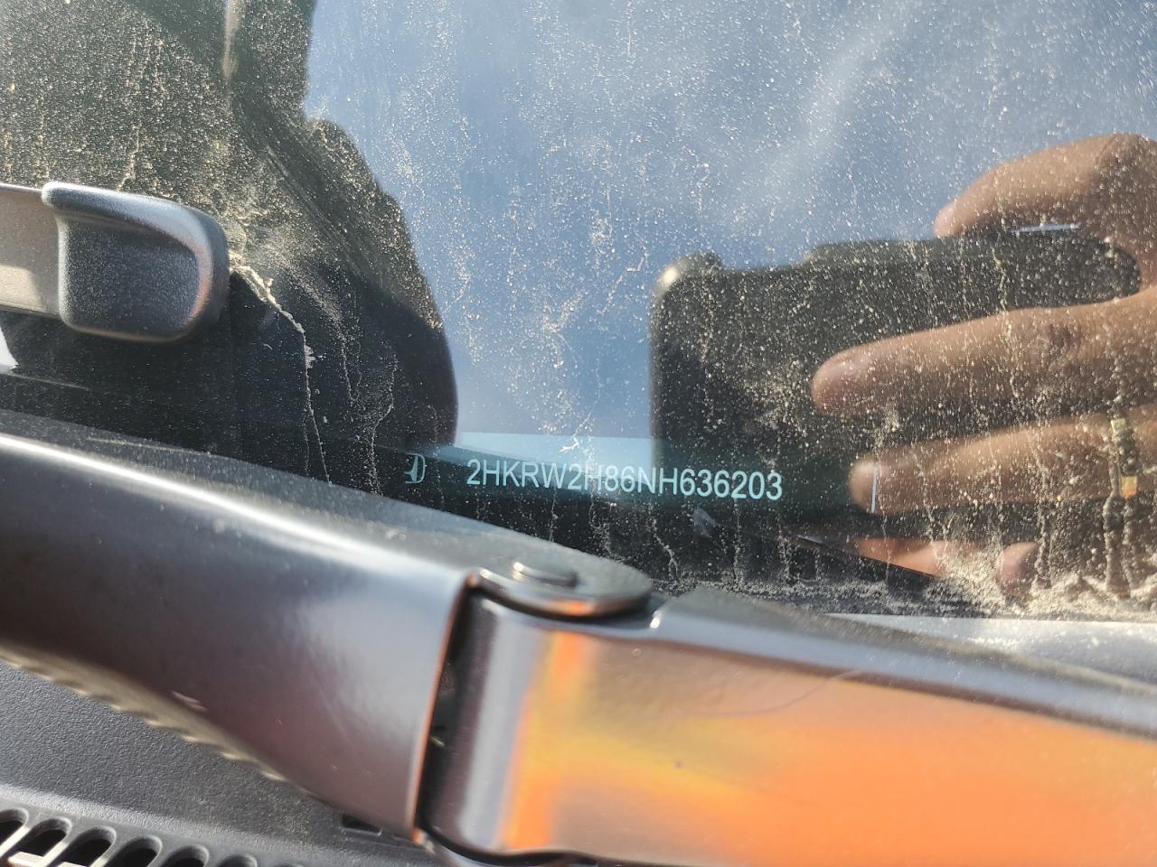 2022 Honda Cr-V Exl VIN: 2HKRW2H86NH636203 Lot: 72011865