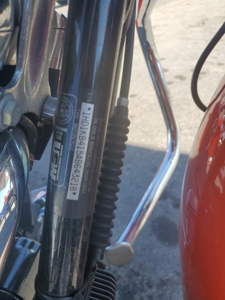 2010 Harley-Davidson Flhx VIN: 1HD1KB415AB643218 Lot: 80180415