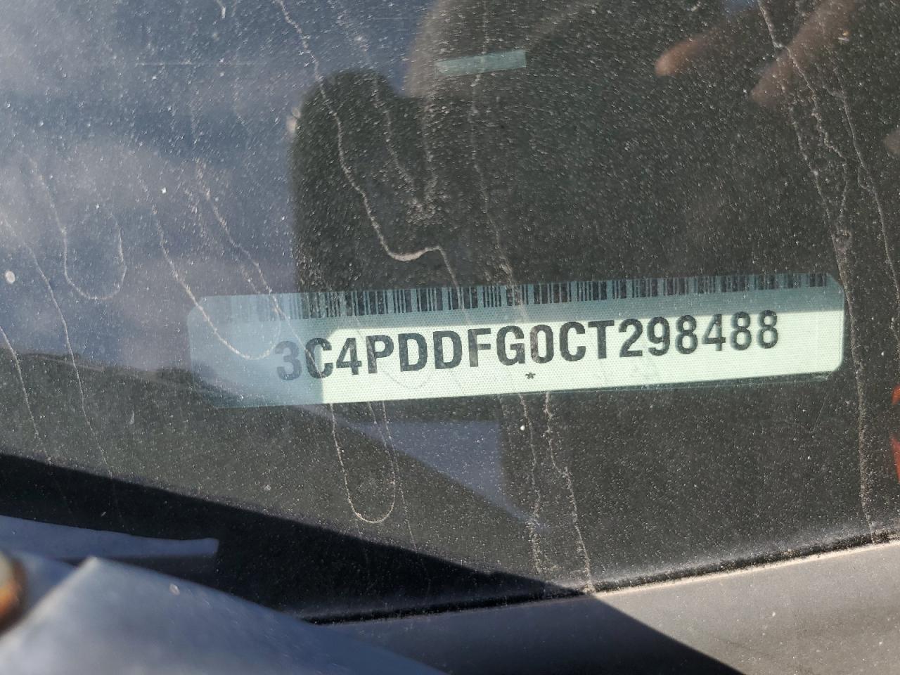 2012 Dodge Journey R/T VIN: 3C4PDDFG0CT298488 Lot: 84036385