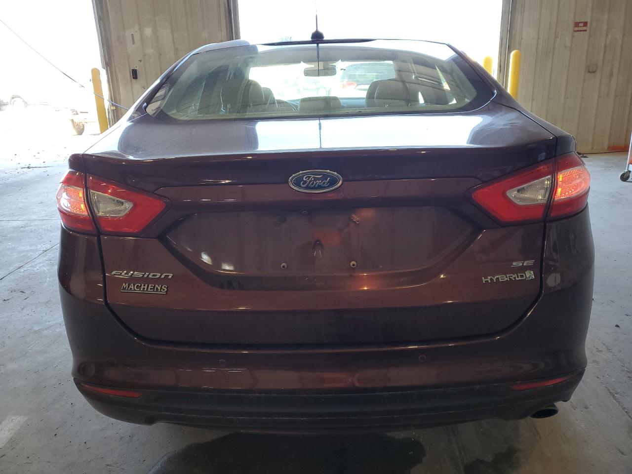 2016 Ford Fusion Se Hybrid VIN: 3FA6P0LU0GR328216 Lot: 84436365