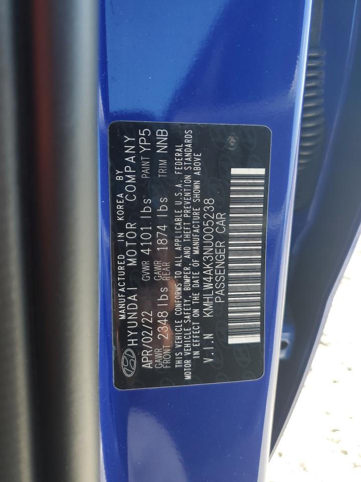 2022 Hyundai Elantra N VIN: KMHLW4AK3NU005238 Lot: 81024245