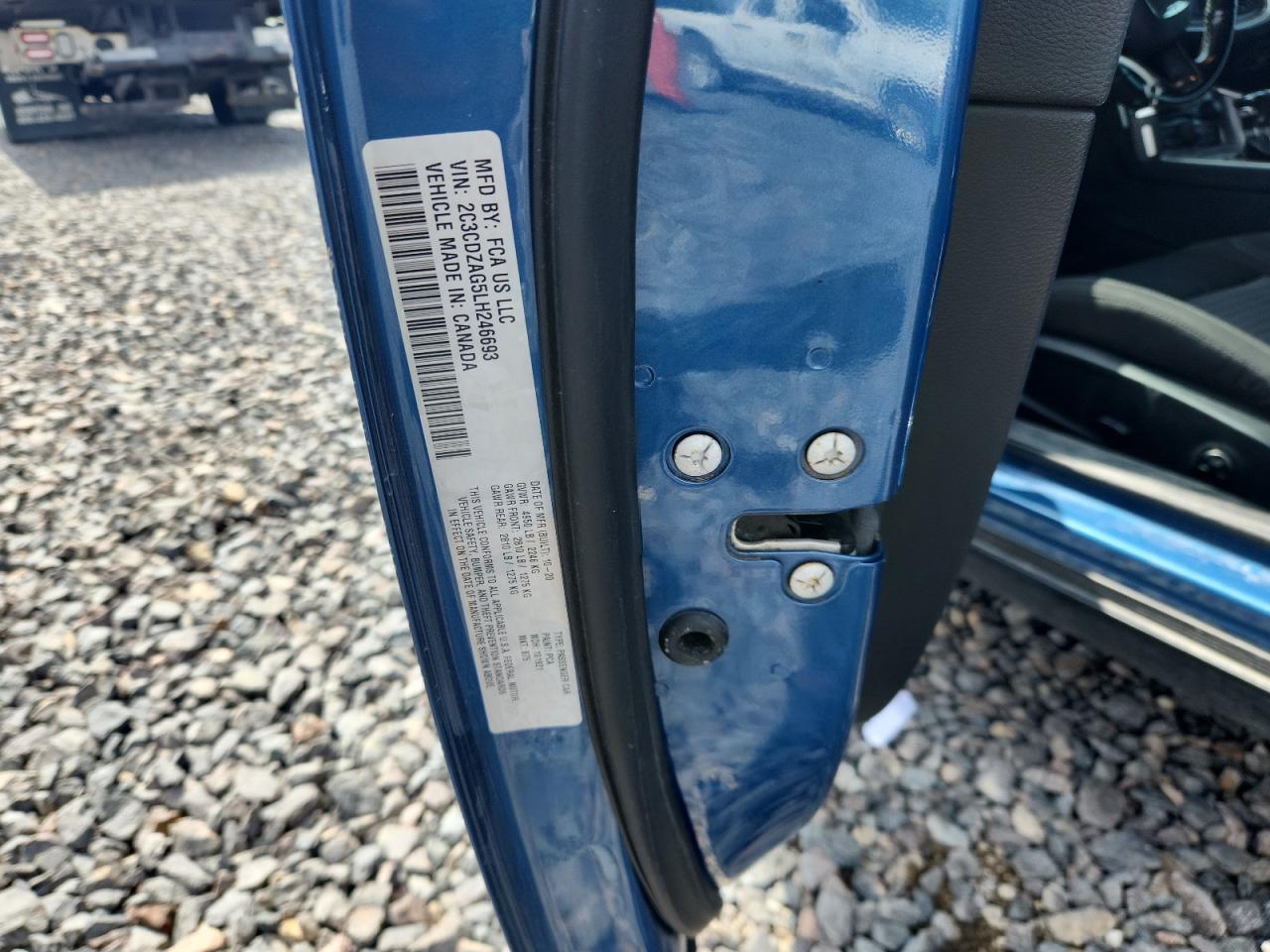 2020 Dodge Challenger Sxt VIN: 2C3CDZAG5LH246693 Lot: 81489645