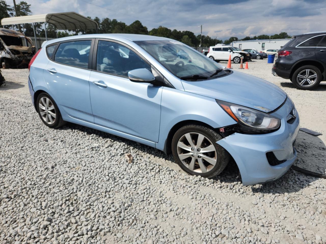 2013 Hyundai Accent Gls VIN: KMHCU5AE5DU065428 Lot: 83760955