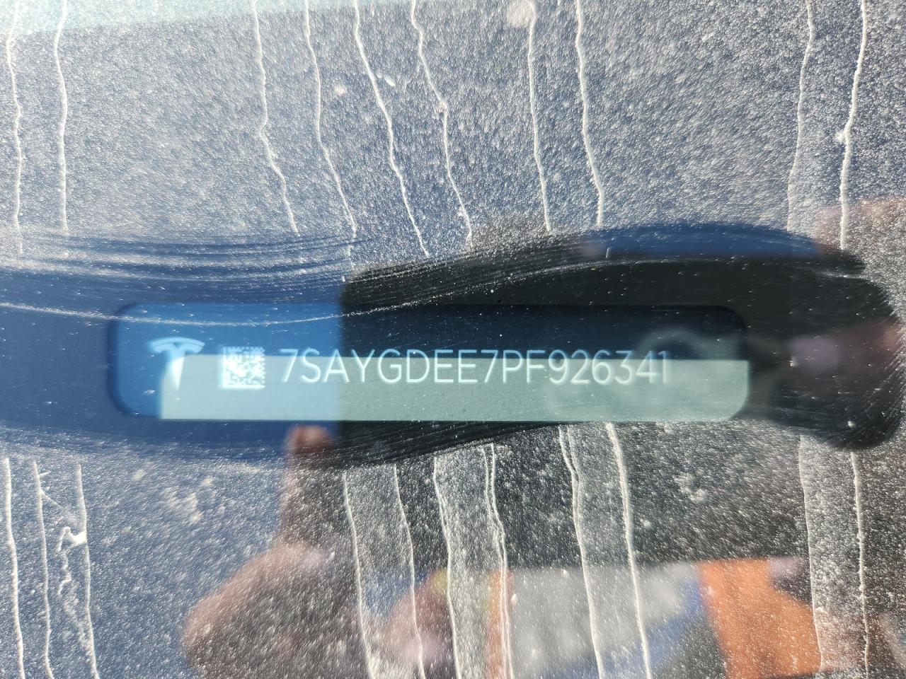 2023 Tesla Model Y VIN: 7SAYGDEE7PF926341 Lot: 80270625