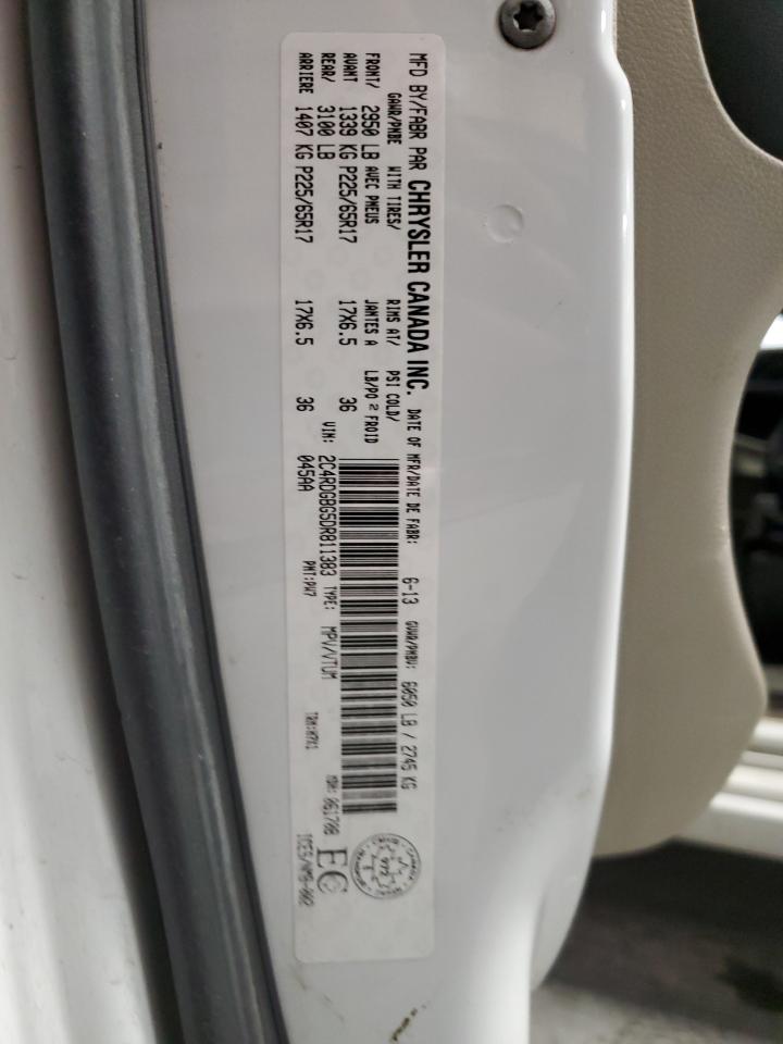 2013 Dodge Grand Caravan Se VIN: 2C4RDGBG5DR811383 Lot: 69090155