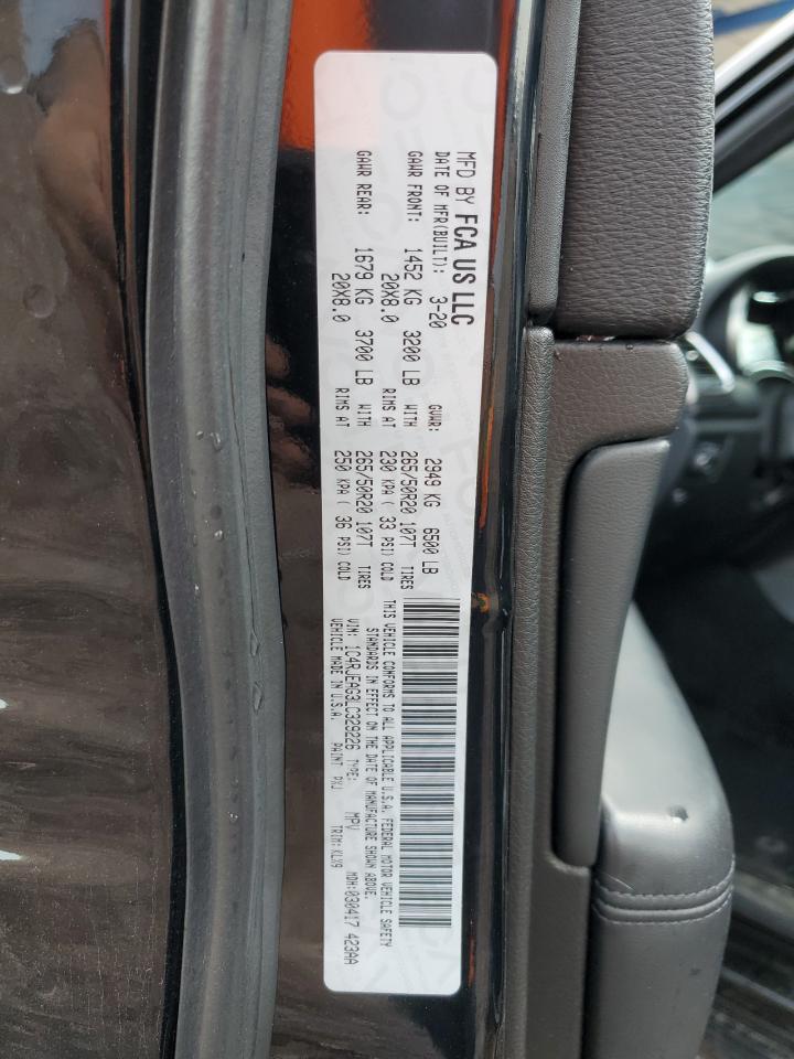 2020 Jeep Grand Cherokee Laredo VIN: 1C4RJEAG3LC329226 Lot: 81333225