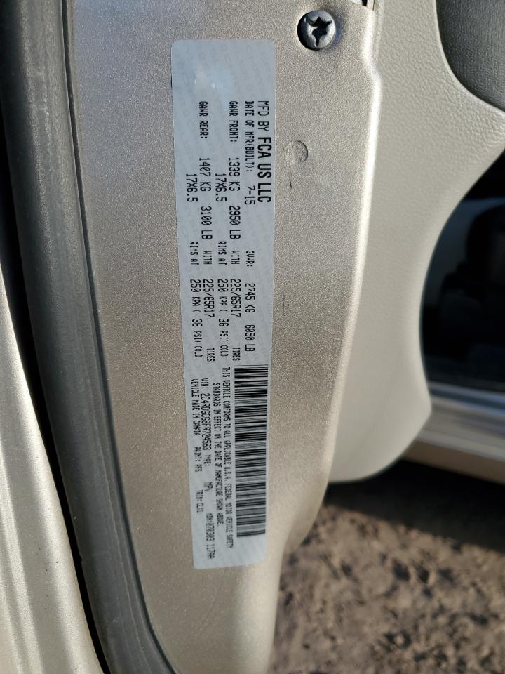 2015 Dodge Grand Caravan Sxt VIN: 2C4RDGCG8FR724563 Lot: 84570355