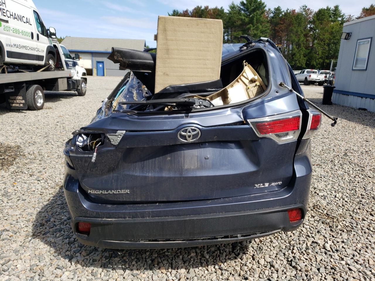 2015 Toyota Highlander Xle VIN: 5TDJKRFH8FS222131 Lot: 80001095