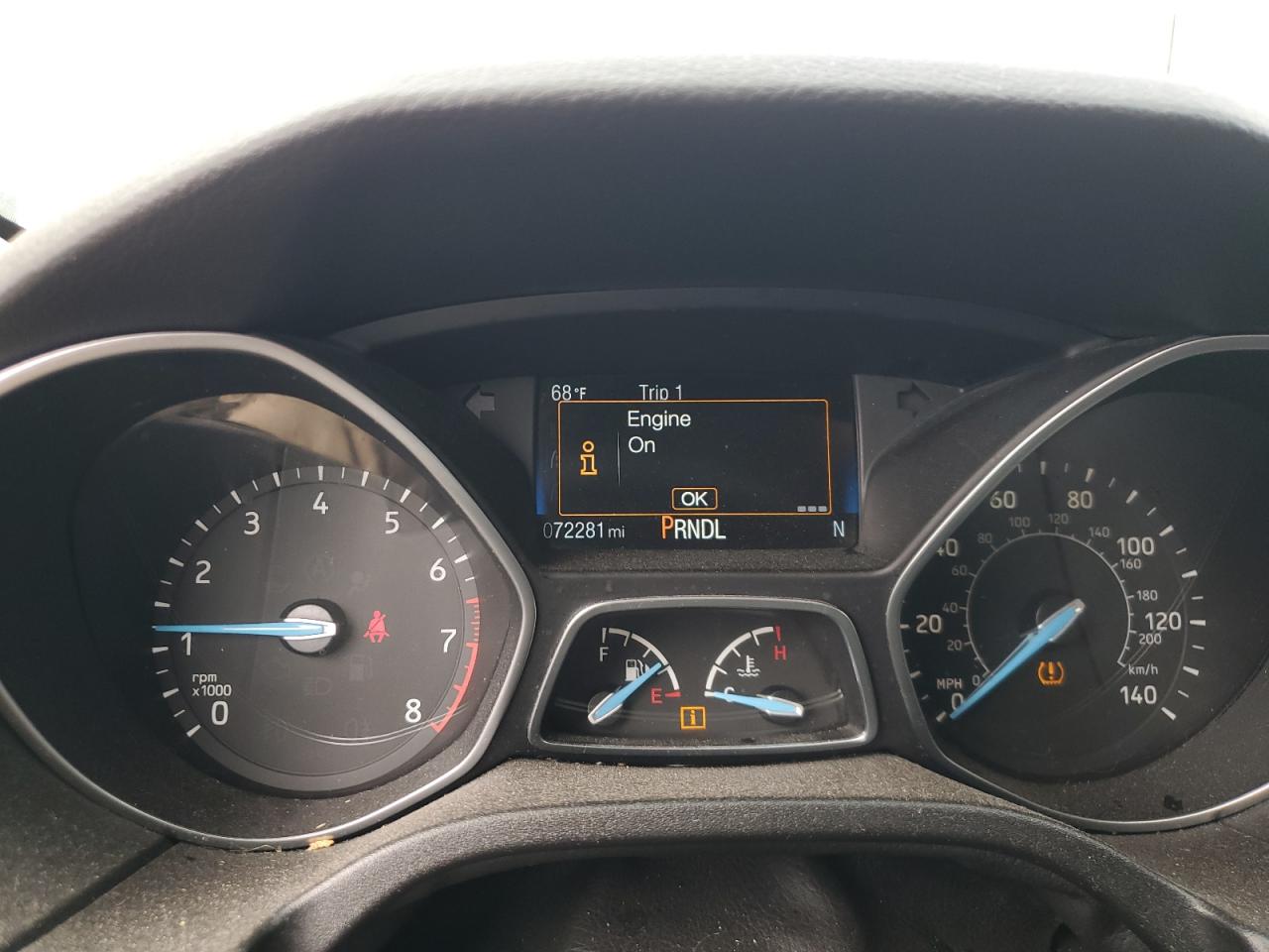 2016 Ford Focus Se VIN: 1FADP3F2XGL390465 Lot: 71551905