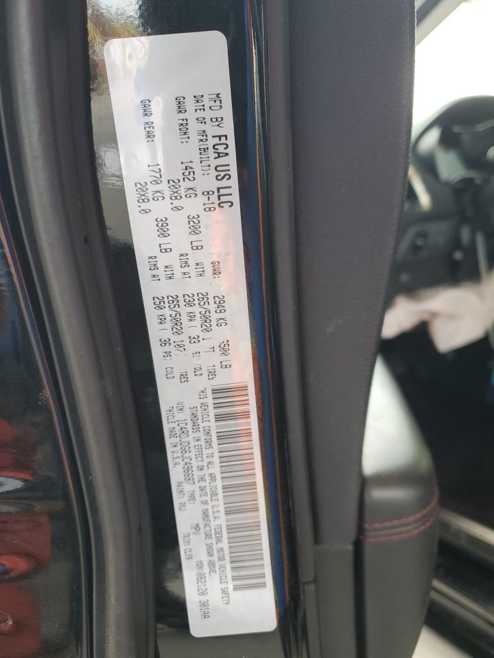 2018 Dodge Durango Gt VIN: 1C4RDJDG6JC496687 Lot: 80094935