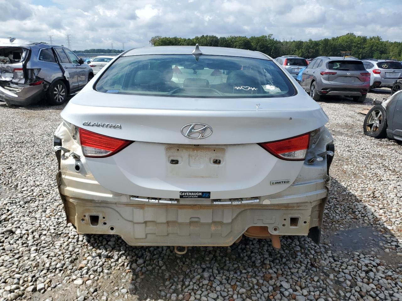 2012 Hyundai Elantra Gls VIN: 5NPDH4AE7CH100941 Lot: 81789565