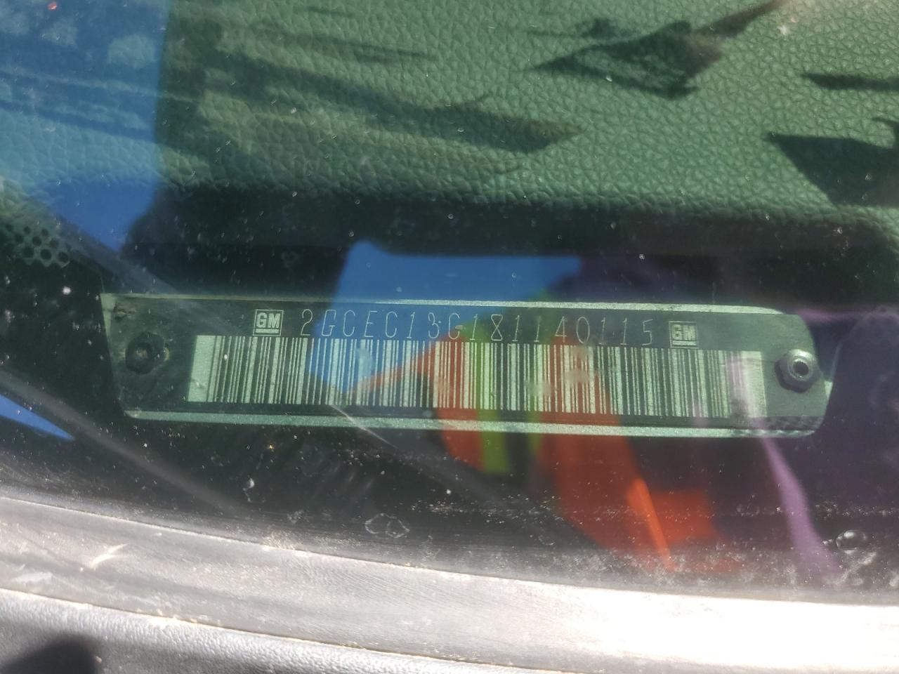 2008 Chevrolet Silverado C1500 VIN: 2GCEC13C181140115 Lot: 84630155