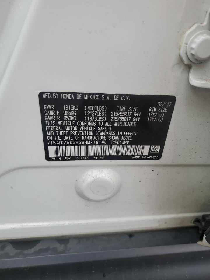 2017 Honda Hr-V Ex VIN: 3CZRU5H56HM718146 Lot: 81629265