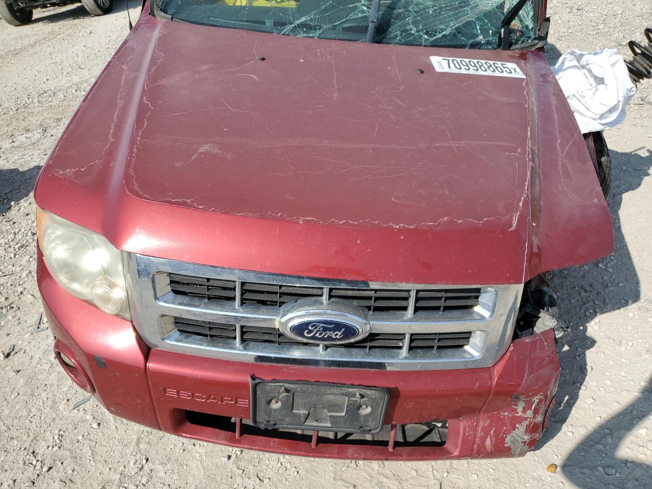 2012 Ford Escape Xlt VIN: 1FMCU9D71CKC09796 Lot: 70998865